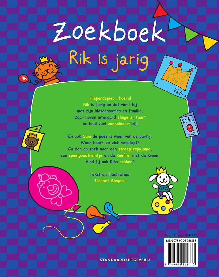 Zoekboek Rik is jarig