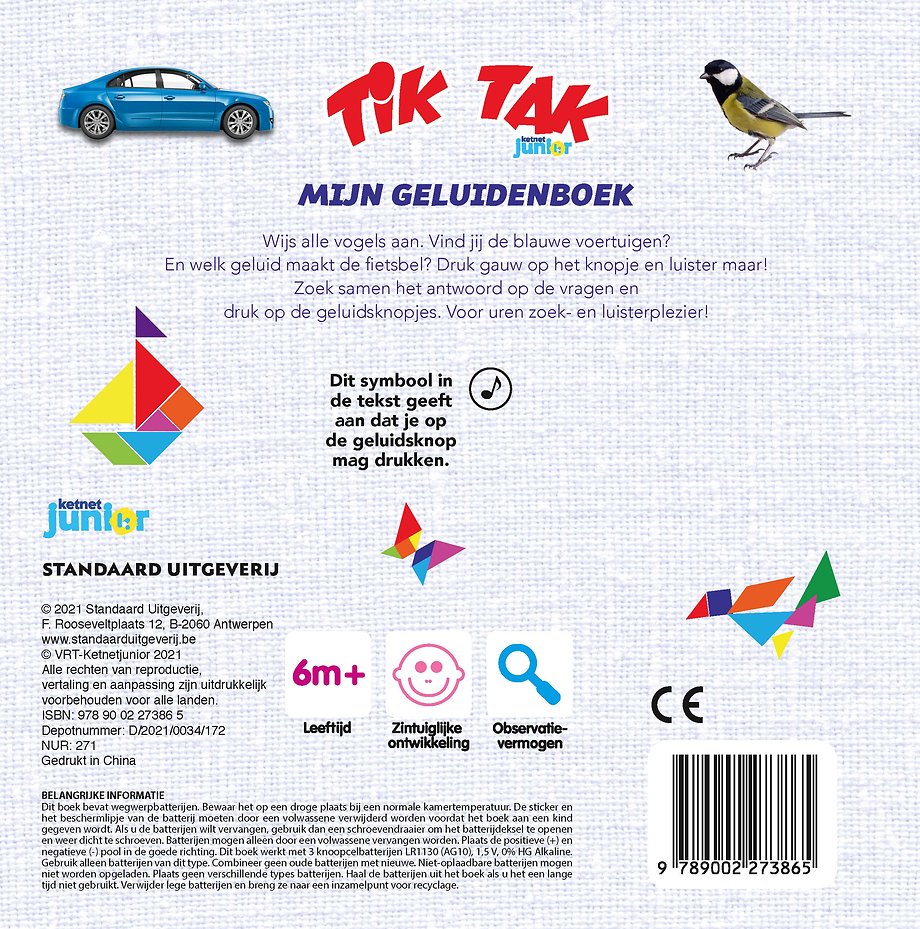 Tik Tak Mijn geluidenboek