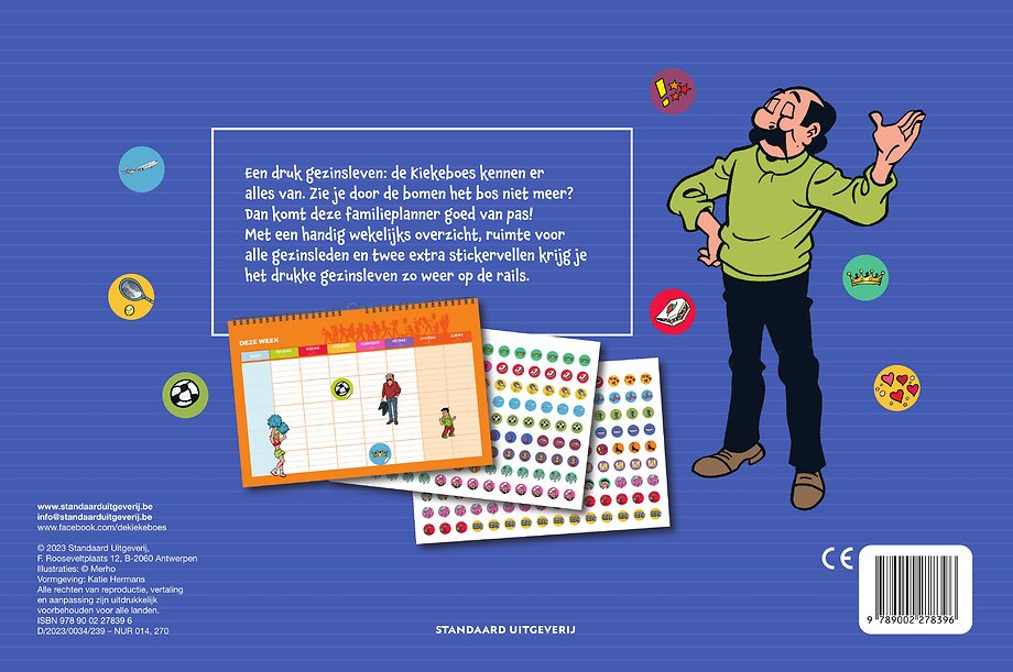 De Kiekeboes Familieplanner