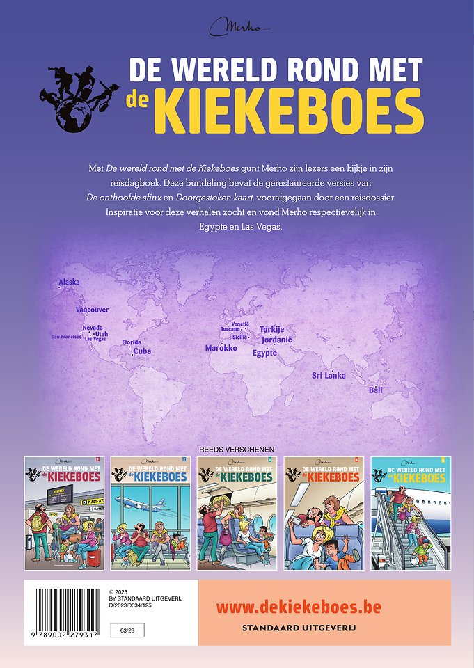 De wereld rond met de Kiekeboes