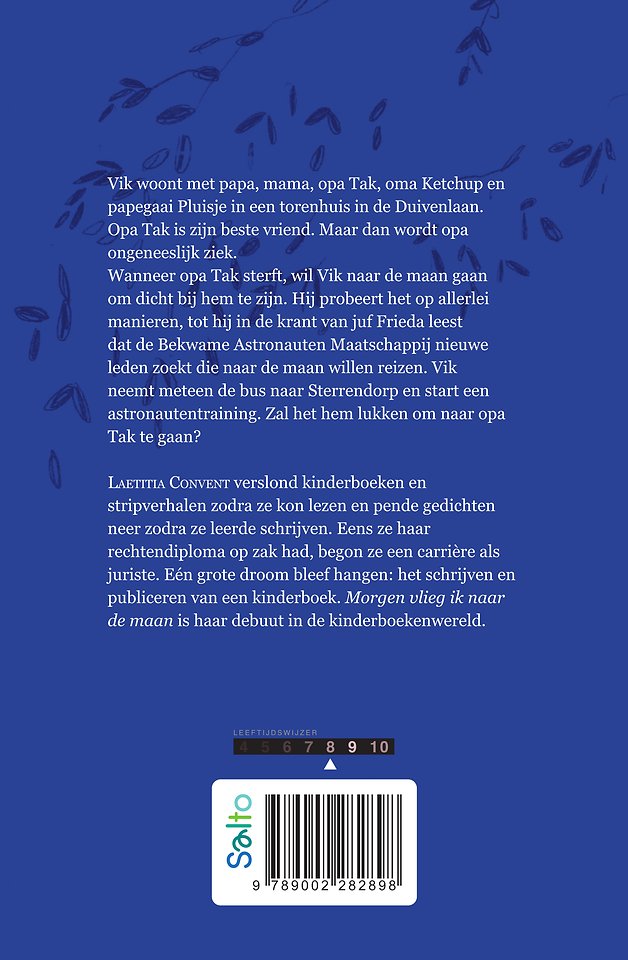 Morgen vlieg ik naar de maan