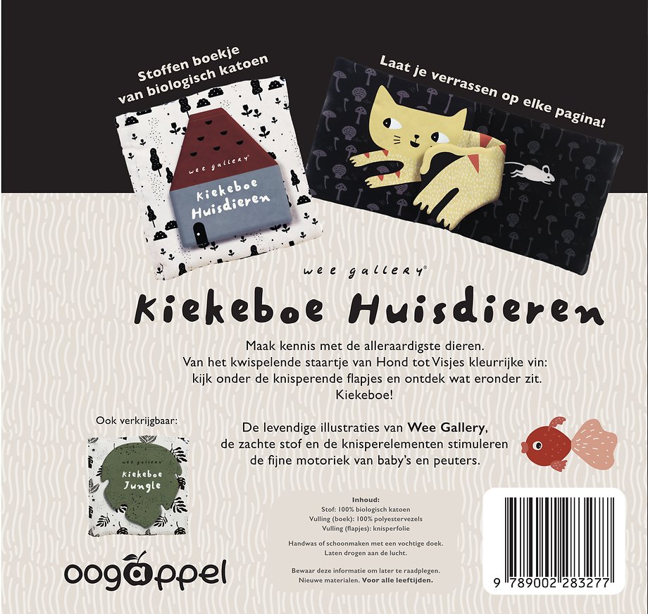 Wee Gallery Kiekeboe Huisdieren