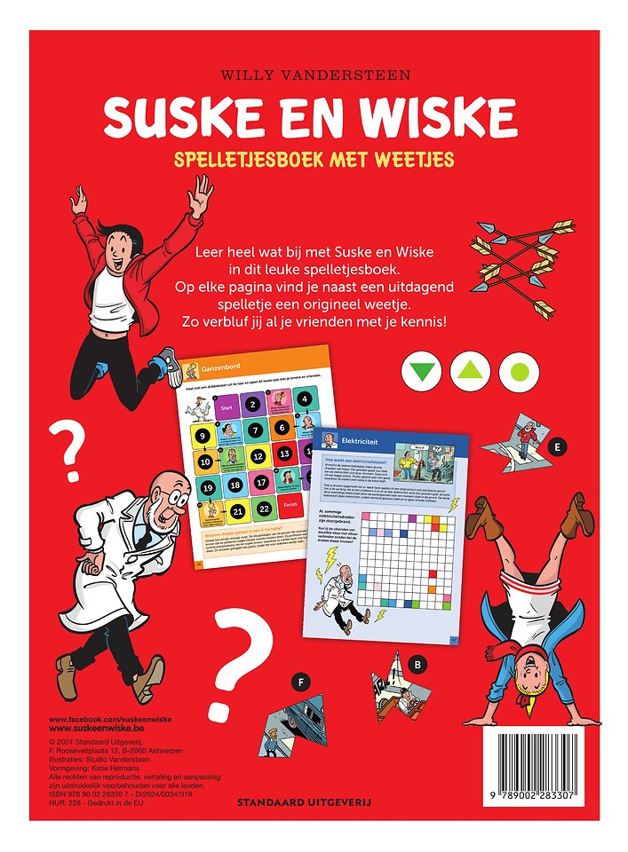 Suske en Wiske: Spelletjesboek met weetjes