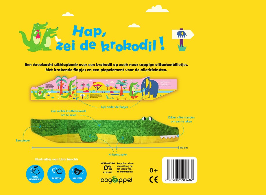 Hap, zei de krokodil!