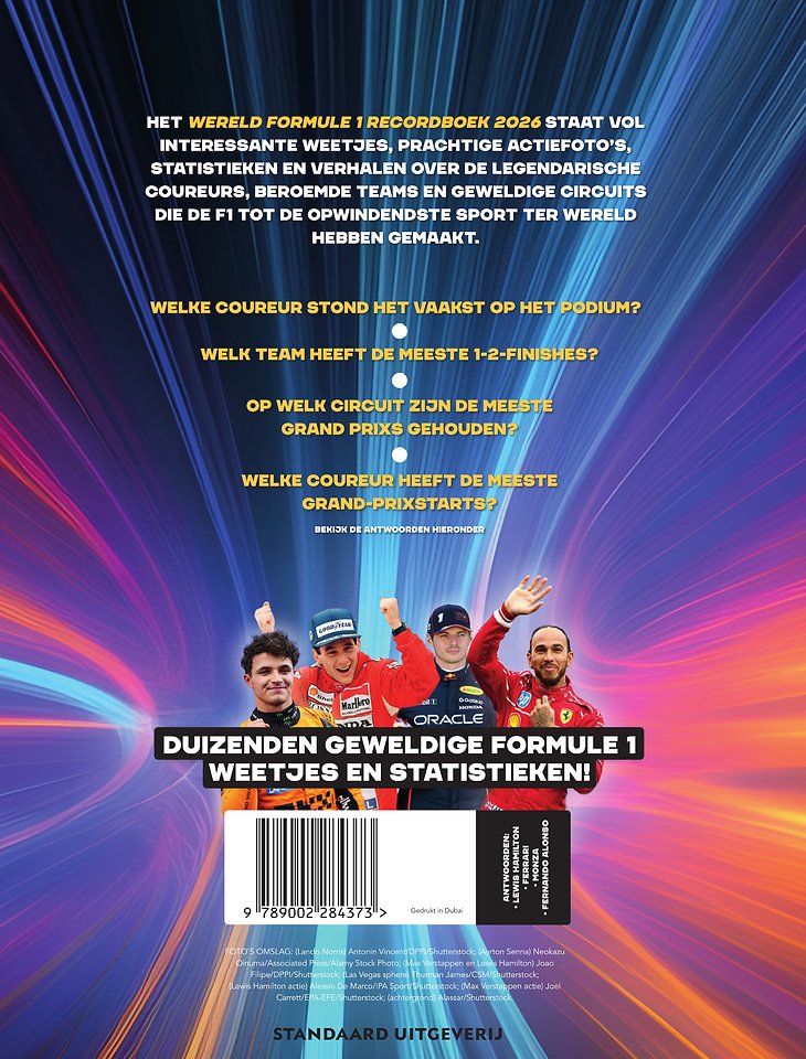Wereld Formule 1 recordboek 2026