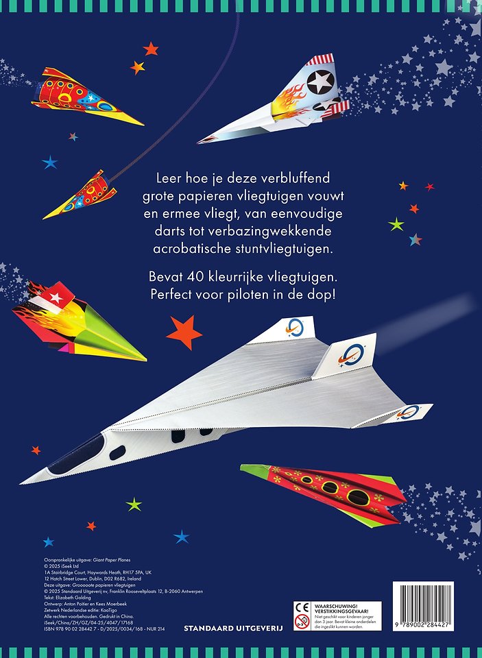 Grooooote papieren vliegtuigen