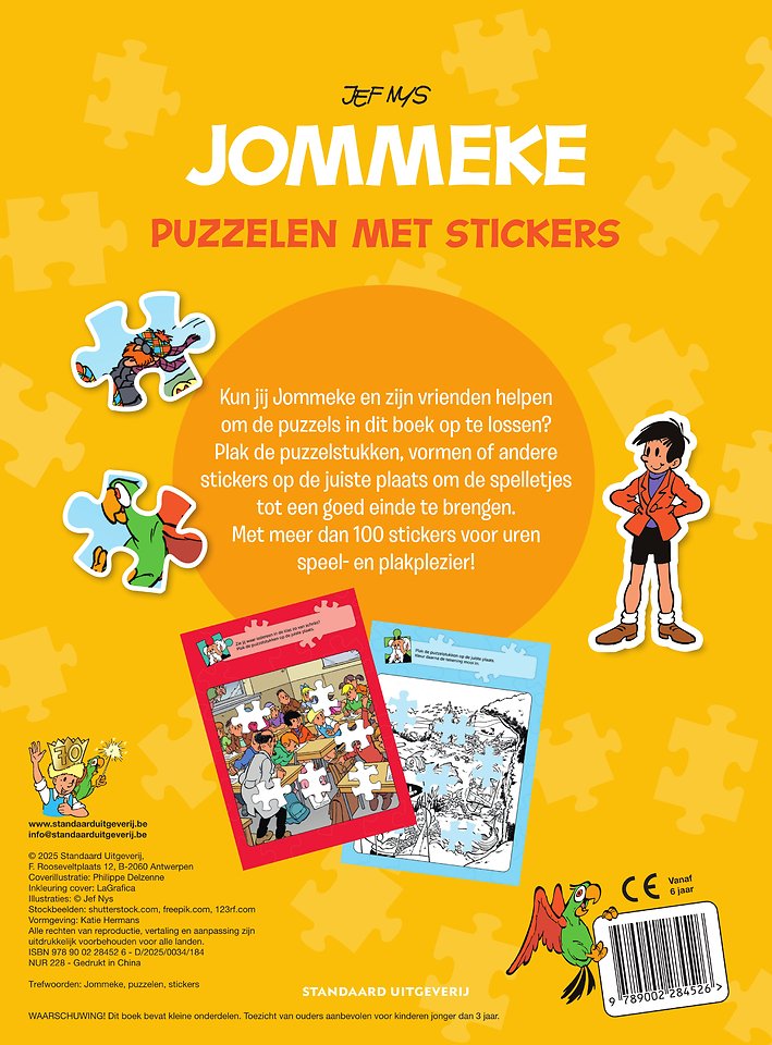 Puzzelen met stickers 6+