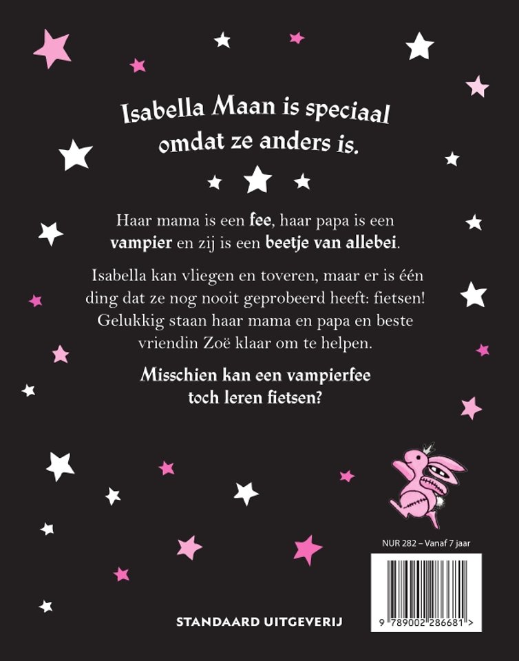 Isabella Maan leert fietsen