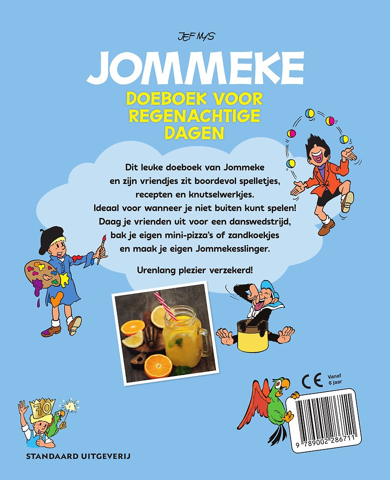 Jommeke Doeboek voor regenachtige dagen