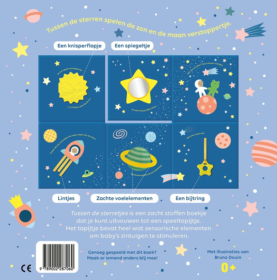 Tussen de sterretjes - Een stoffen boekje