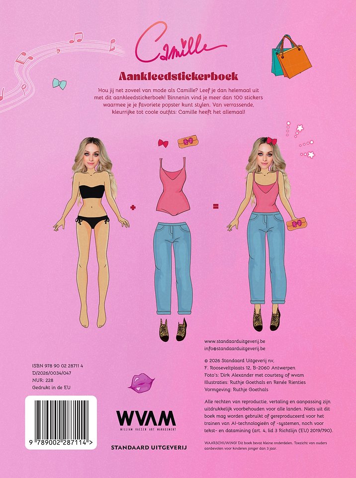 Camille aankleedstickerboek