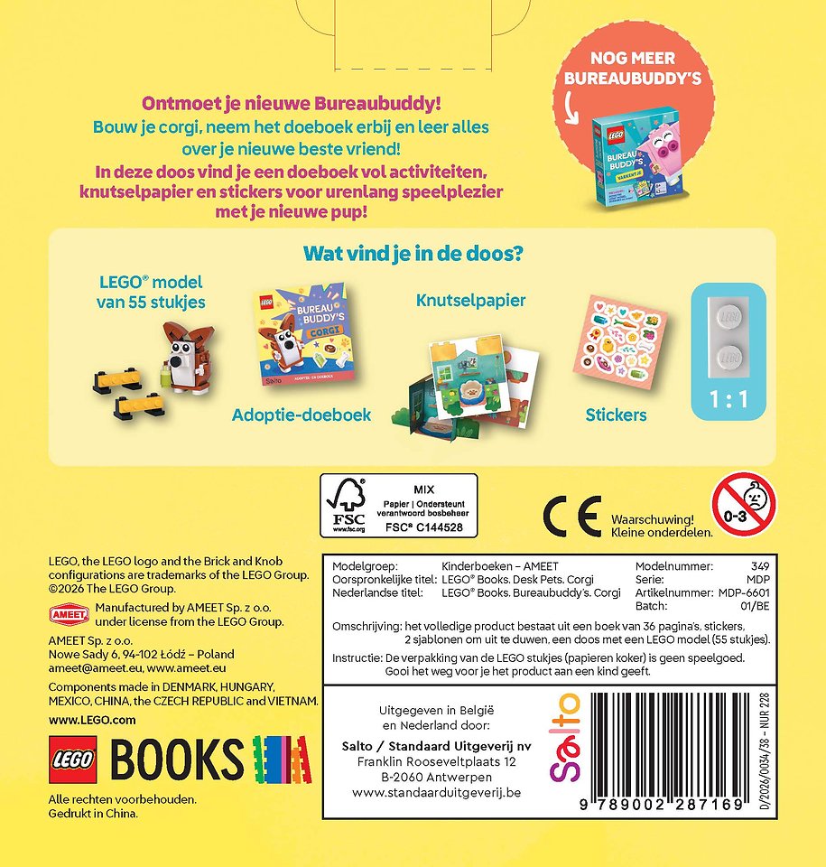Lego Bureaubuddy's: Corgi