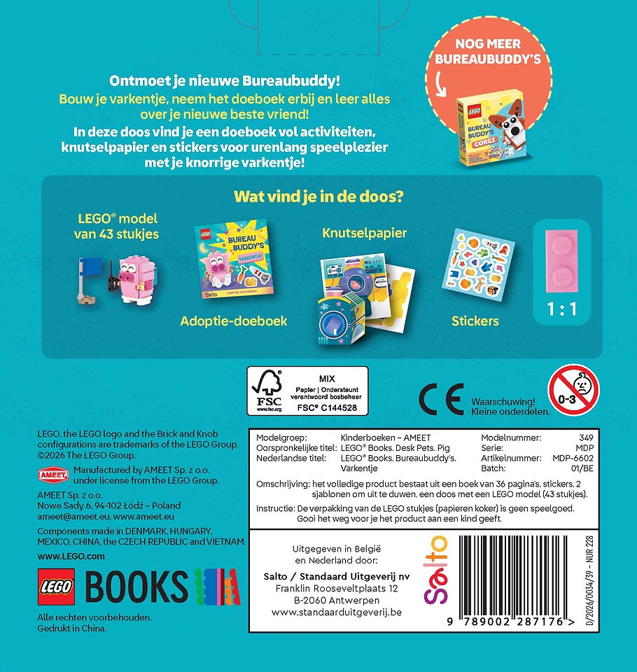 Lego Bureaubuddy's: Varkentje
