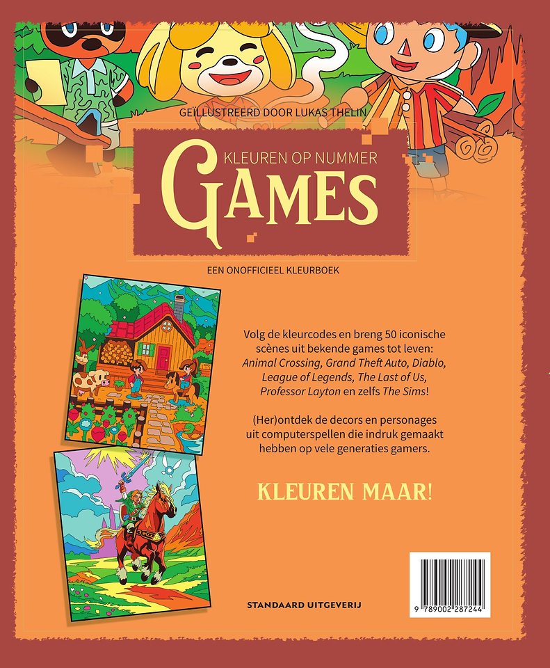 Kleuren op nummer - games