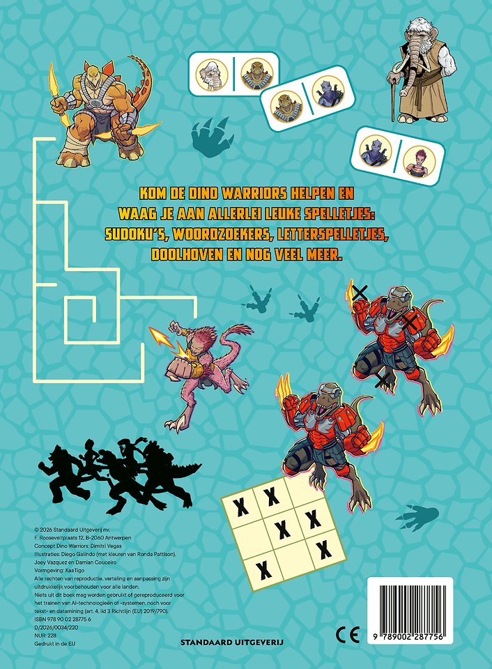 Dino spelletjesboek