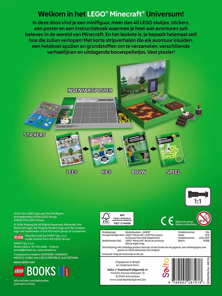 LEGO® Minecraft® Bouw je avontuur. Kies je eigen weg