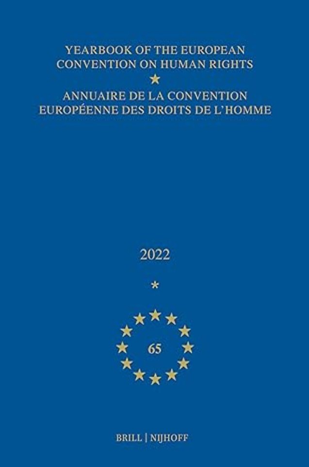 Yearbook of the European Convention on Human Rights 2022, Volume 65