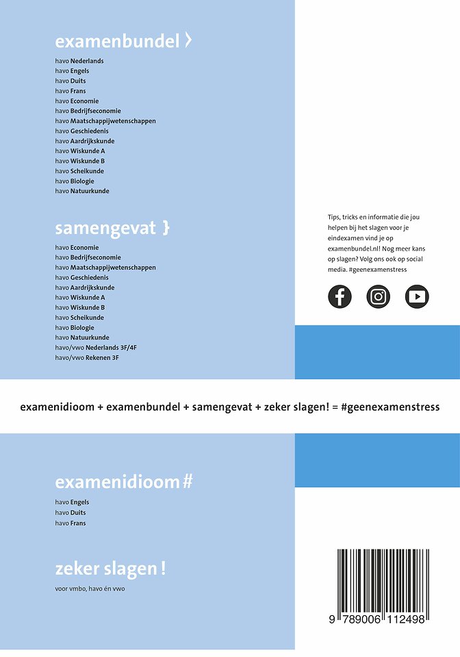 Samengevat HAVO Wiskunde B