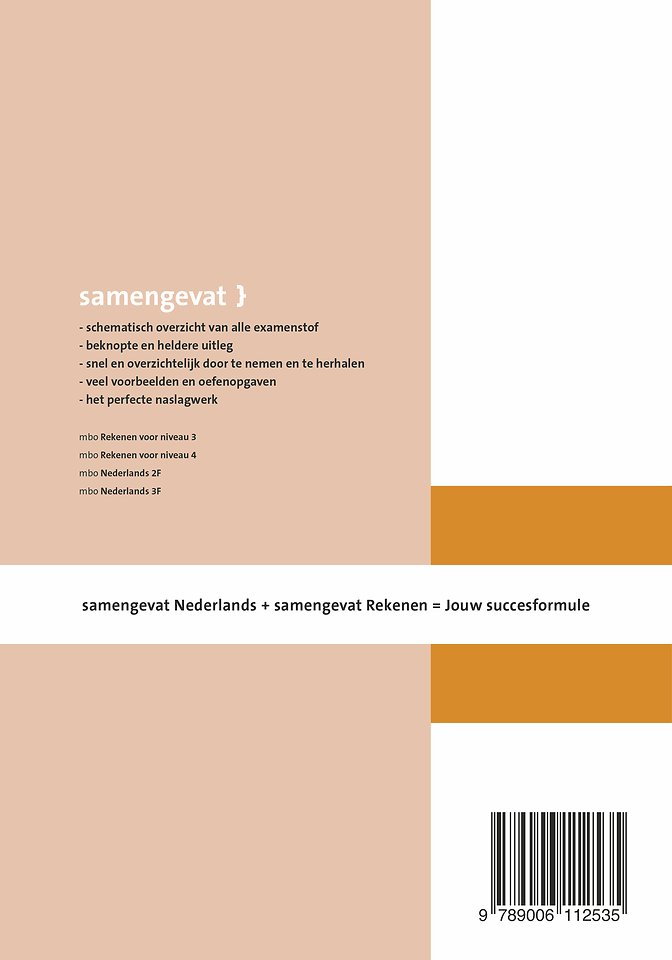 Samengevat mbo Rekenen 3F