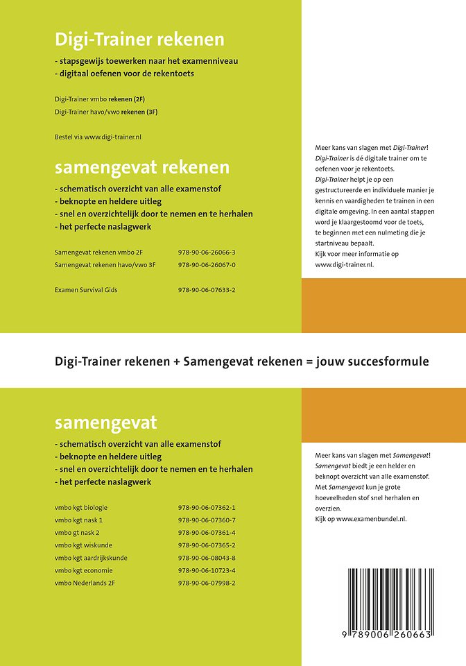 Samengevat VMBO Rekenen 2F