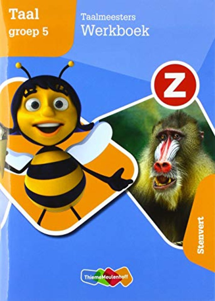 Z-Taal groep 5 Taalmeesters Stenvert Werkboek