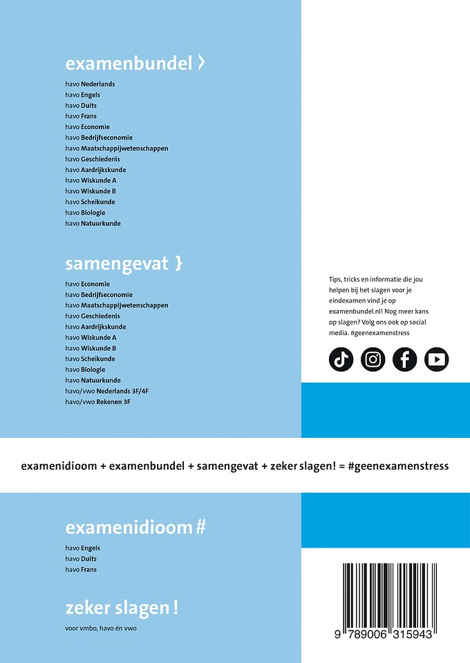 Examenbundel havo Natuurkunde 2024/2025