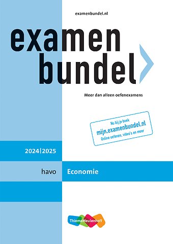 Examenbundel havo Economie 2024/2025