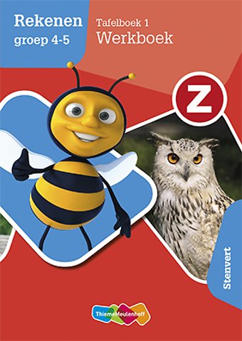 Mijn tafelboek Z-Rekenen groep 4-5 deel 1 Werkboek