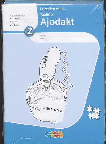 Ajodakt Puzzelen met Taalmix 5ex Gr 8 Werkboek