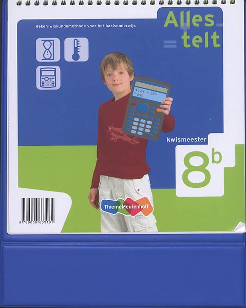 alles telt kwismeester 8b door sandra hessing, (paperback