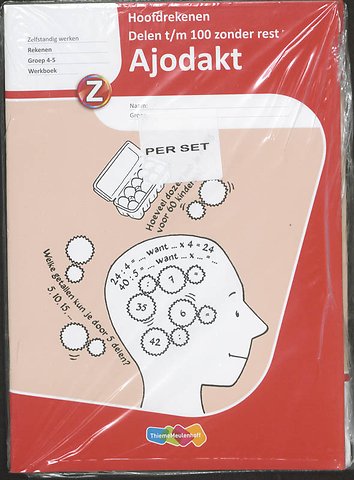 Ajodakt Hoofdrekenen Delen t/m 100 zonder rest 5 ex Gr 4-5 Werkboek