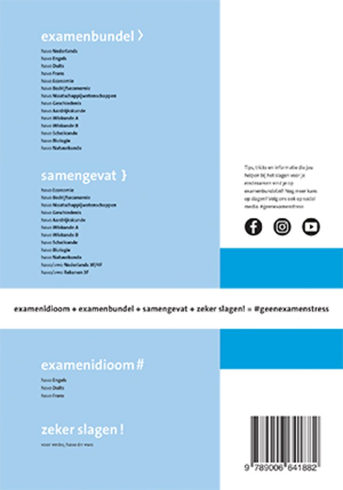 Samengevat havo Maatschappijwetenschappen