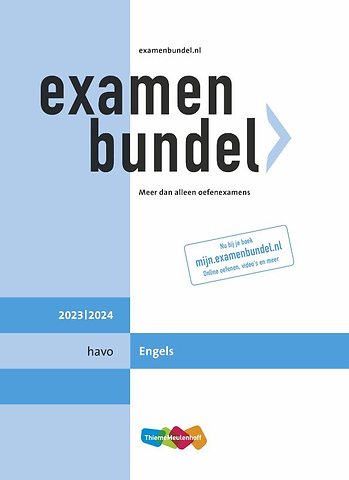 Examenbundel havo Engels 2023/2024