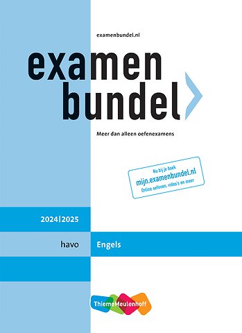 Examenbundel havo Engels 2024/2025