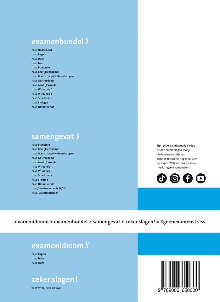 Examenbundel havo Engels 2024/2025