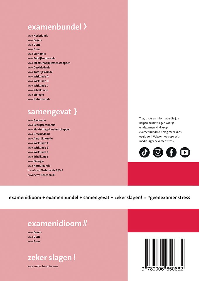 Examenbundel vwo Wiskunde A 2024/2025