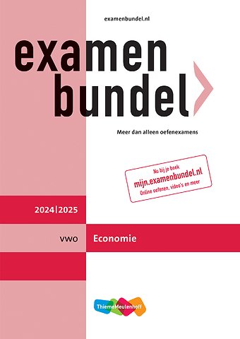 Examenbundel online + boek vwo Economie 2024/2025