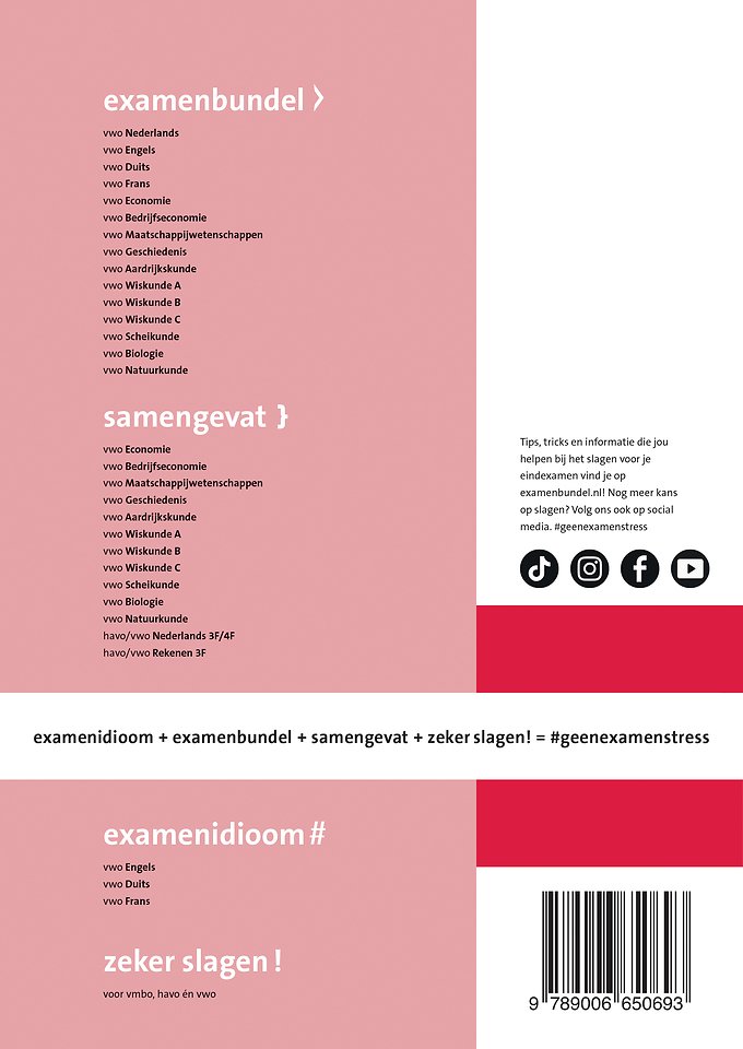 Examenbundel online + boek vwo Economie 2024/2025