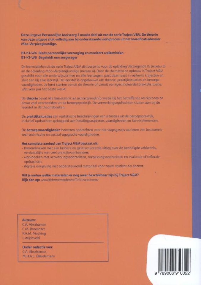 Persoonlijke basiszorg Theorieboek Niveau 4