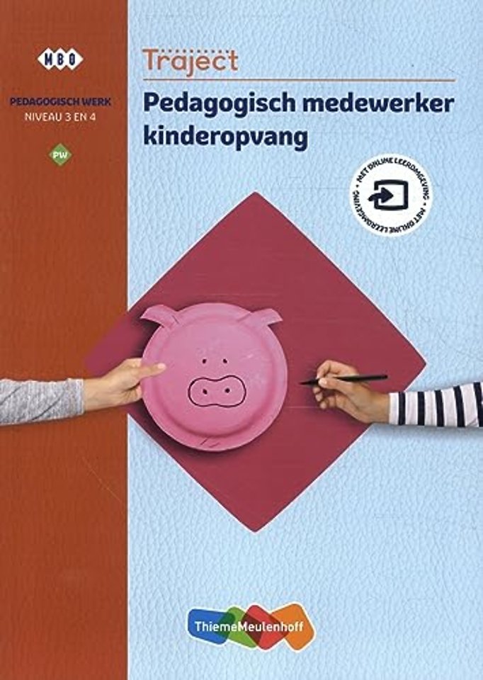 Traject Welzijn PW Pedagogisch medewerker kinderopvang niveau 3 boek en online 1 jaar (KD 2021)