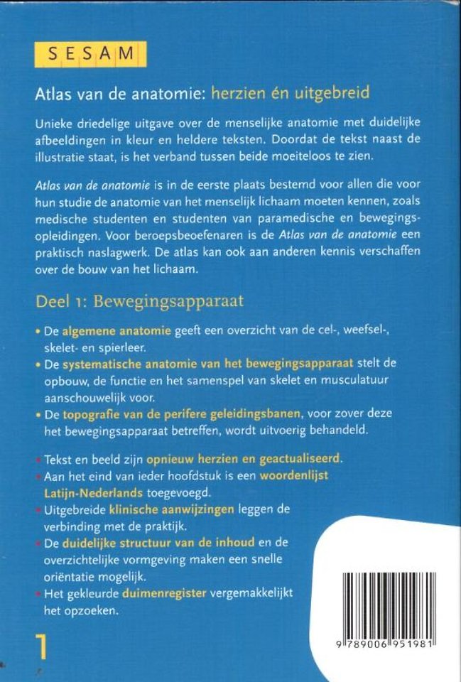 Atlas van de anatomie deel 1