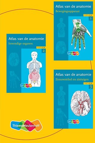 Atlas van de anatomie deel 1, 2 en 3
