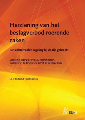 Herziening van het beslagverbod roerende zaken