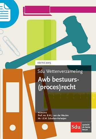 Sdu Wettenverzameling Awb bestuurs(proces)recht
