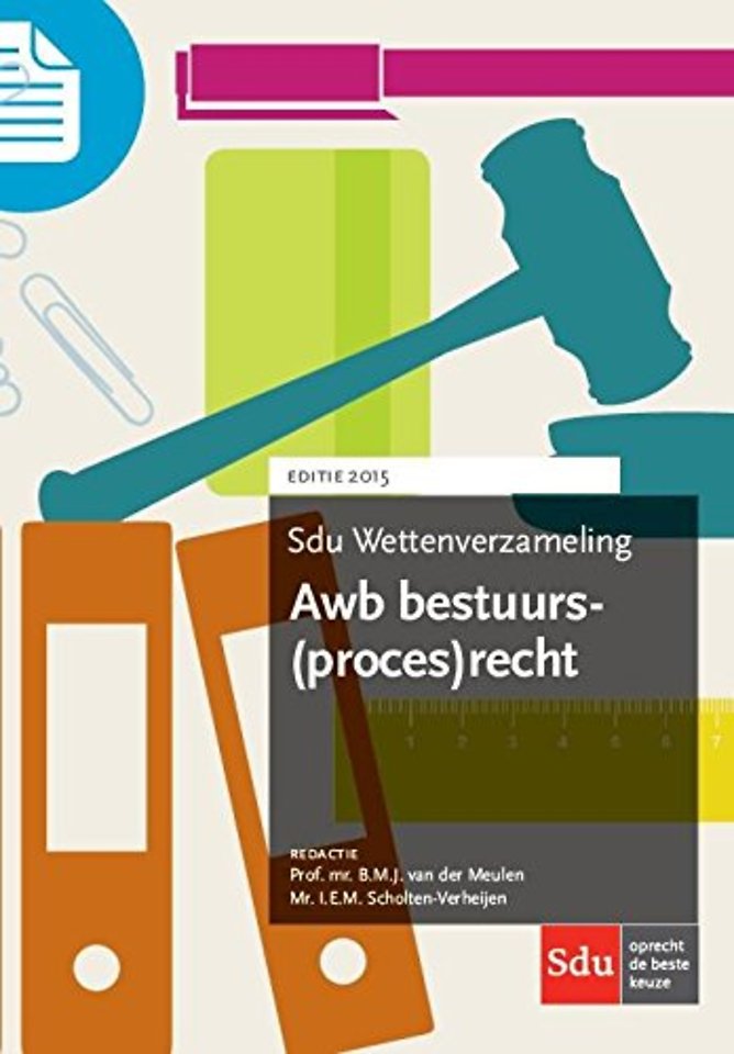 Sdu Wettenverzameling Awb bestuurs(proces)recht