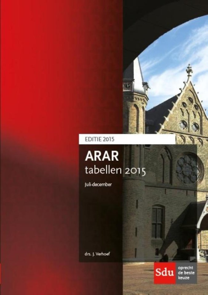 ARAR Tabellen juli-december 2015
