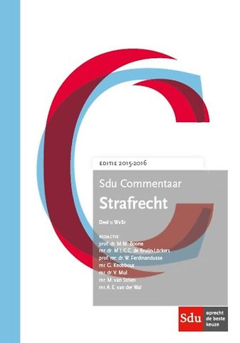 Sdu Commentaar Strafrecht