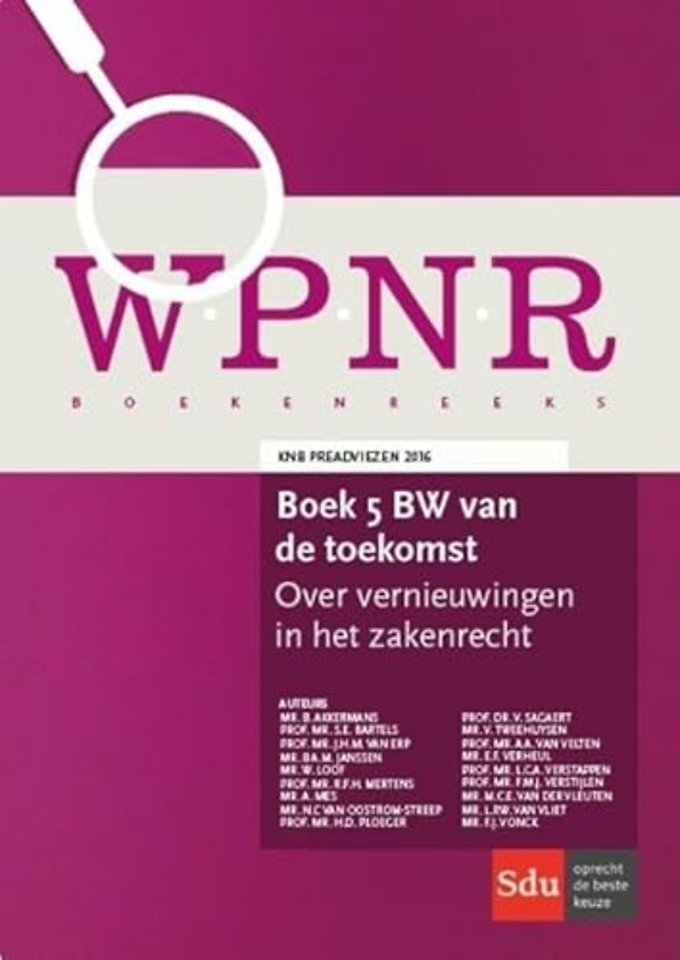 Boek 5 BW van de toekomst
