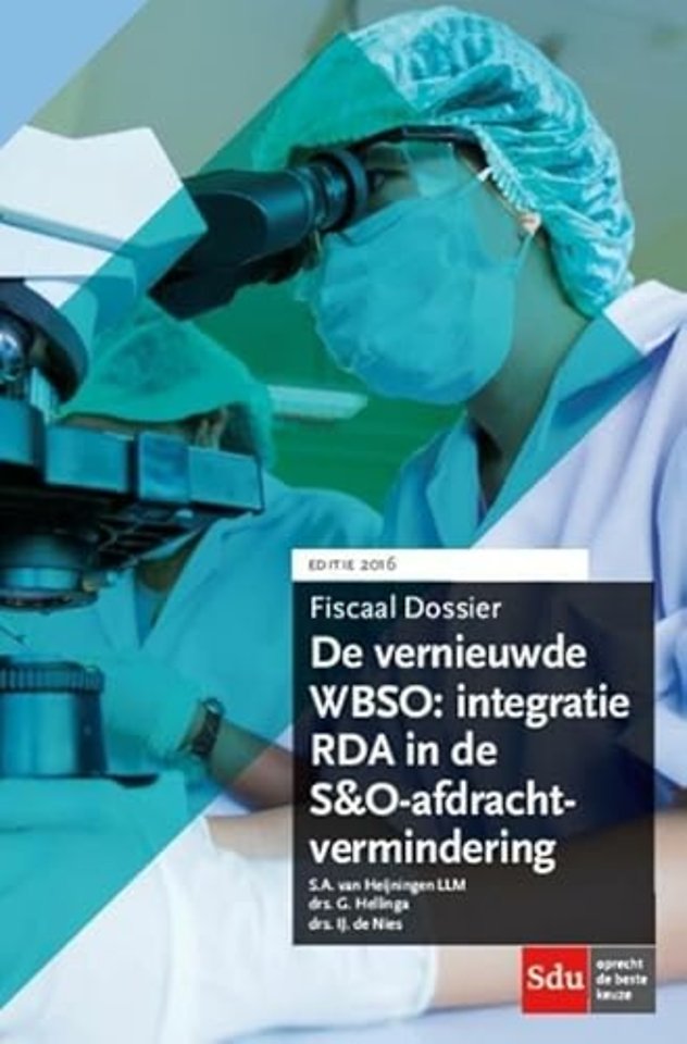 De vernieuwde WBSO Editie 2016