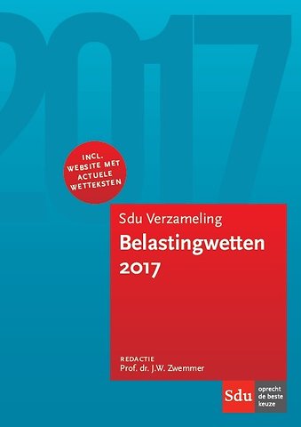 Sdu Verzameling Belastingwetten 2017